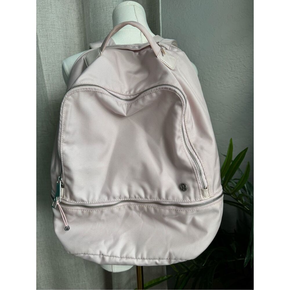 Lululemon City Adventurer Backpack Pink Laptop Bag Limited Edition Large - Picture 13 of 16